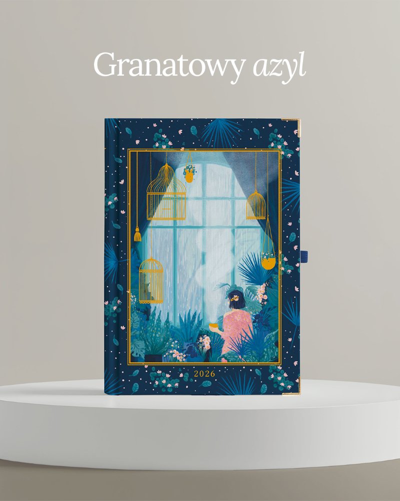Kalendarz 2026 Granatowy Azyl